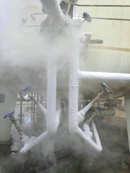液氮管道结霜 液氮管道结霜